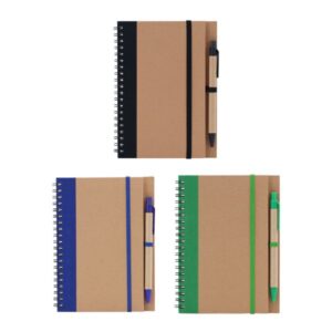 Libreta Espiral Eco Tierra con Bolígrafo A5